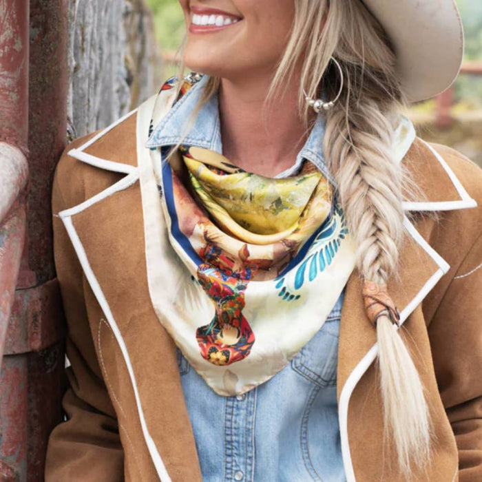 Fringe Scarves "Fernando The Burro" Short Wild Rag ACCESSORIES - Additional Accessories - Wild Rags & Scarves Fringe Scarves   