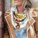 Fringe Scarves "Fernando The Burro" Short Wild Rag ACCESSORIES - Additional Accessories - Wild Rags & Scarves Fringe Scarves   
