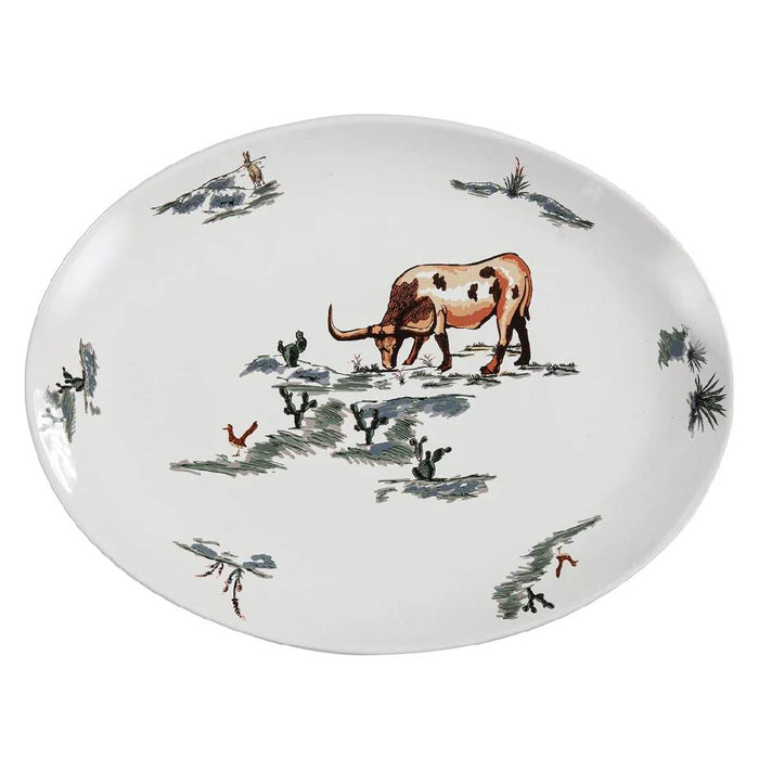 Ranch Life Ceramic Serving Platter HOME & GIFTS - Tabletop + Kitchen - Serveware & Utensils HiEnd Accents
