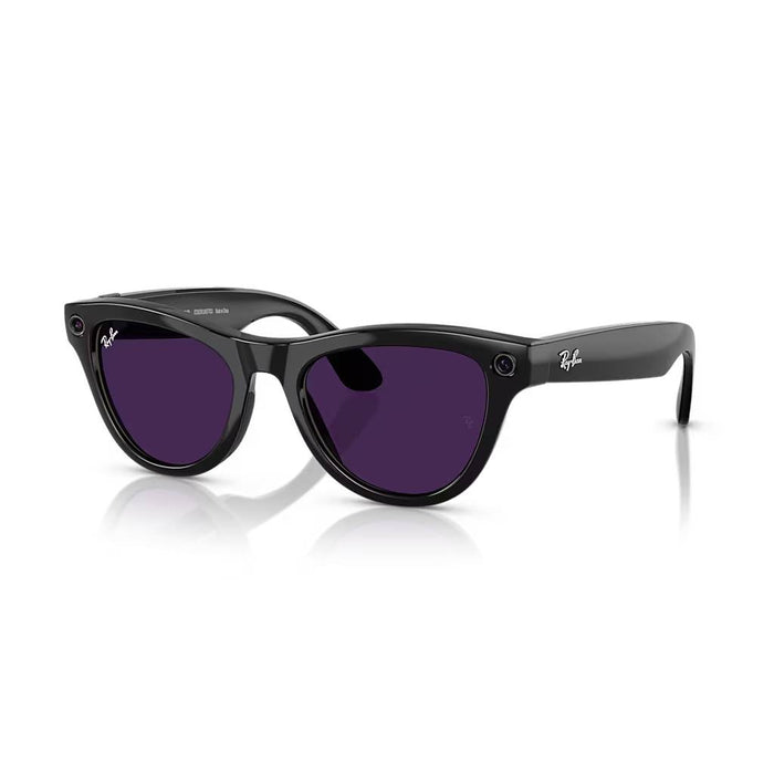 RayBan Meta Skyler Shiny Black Sunglasses