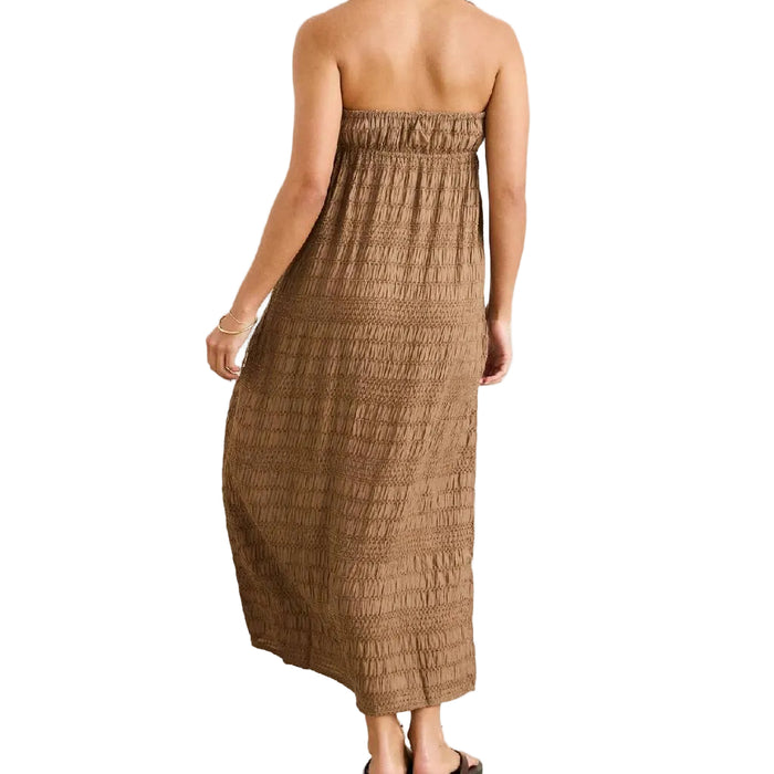 Sandy Cove Brown Maxi Dress
