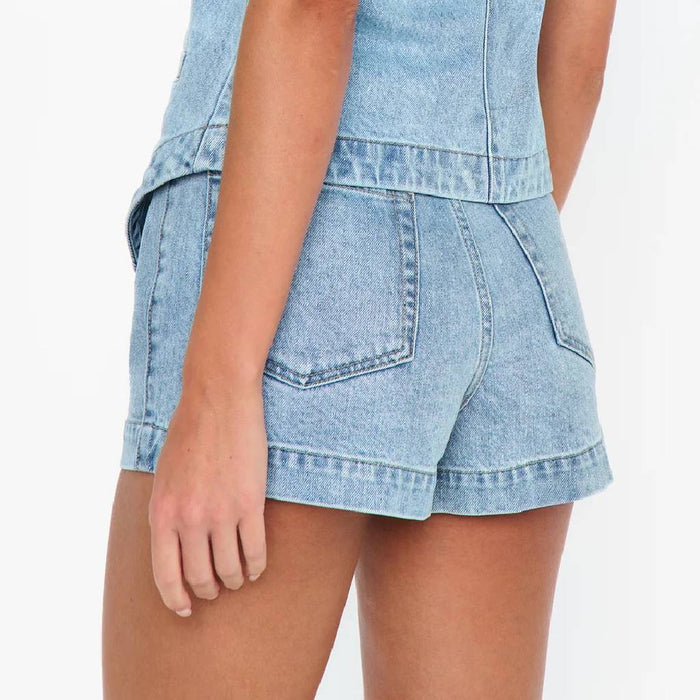 Show Me Your Mumu Pacifica Denim Short WOMEN - Clothing - Shorts Show Me Your Mumu