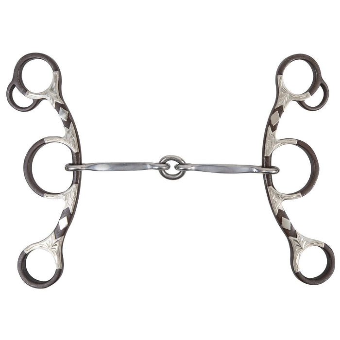 Sherry Cervi Diamond Short Shank O-Ring Square Snaffle Tack - Bits Classic Equine