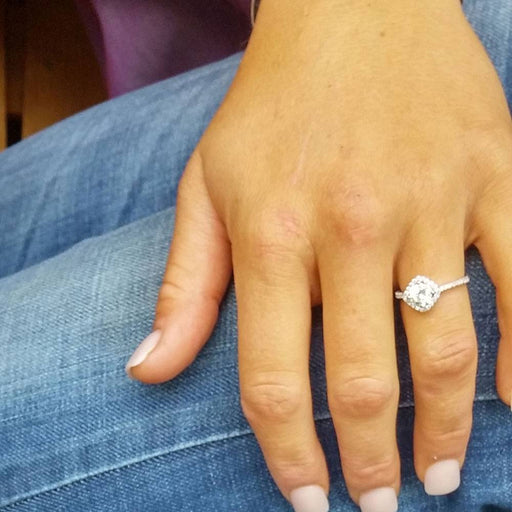 Montana Silversmiths Squarley Perfect Haloed Ring WOMEN - Accessories - Jewelry - Rings Montana Silversmiths   