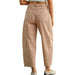 Miou Muse Mini Check Barrel Pants WOMEN - Clothing - Pants & Leggings Miou Muse