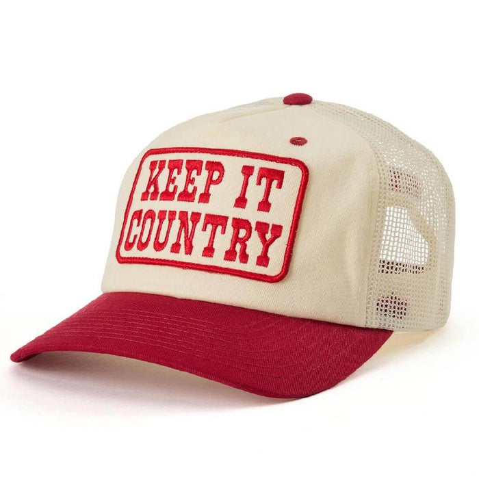 Seager Keep It Country Cream Trucker Cap