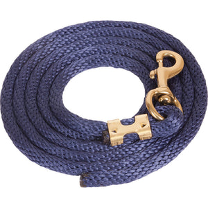 Poly Lead Rope with Bolt Snap Tack - Lead Ropes Teskey's Navy  