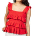 Camellia Ruffled Sleeveless Top WOMEN - Clothing - Tops - Sleeveless Camellia