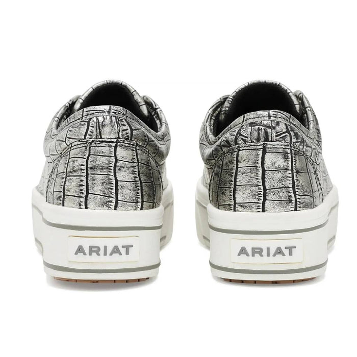 Ariat Women's Skylar Silver Croc Print Sneaker