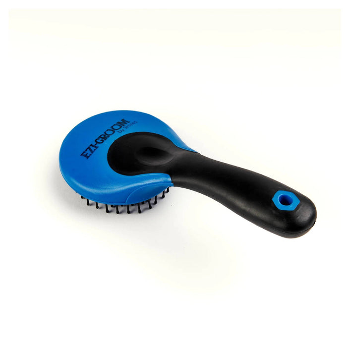 Shires EZI-Groom Grip Mane & Tail Brush Equine - Grooming Shires Blue