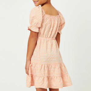 Hayden Girl's Smocked Gingham Dress KIDS - Girls - Clothing - Dresses Hayden Los Angeles   