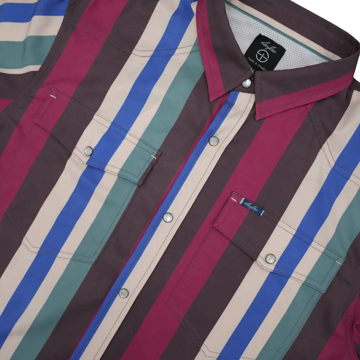 San Jac Men's The Sale Barn Performance Pearl Snap Shirt
