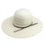 American Triple Fancy Vented Ivory Open Crown Straw Hat HATS - STRAW HATS American Hat Co.   
