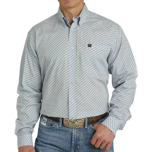 Cinch Men's Diamond Print Shirt MEN - Clothing - Shirts - Long Sleeve Shirts Cinch   