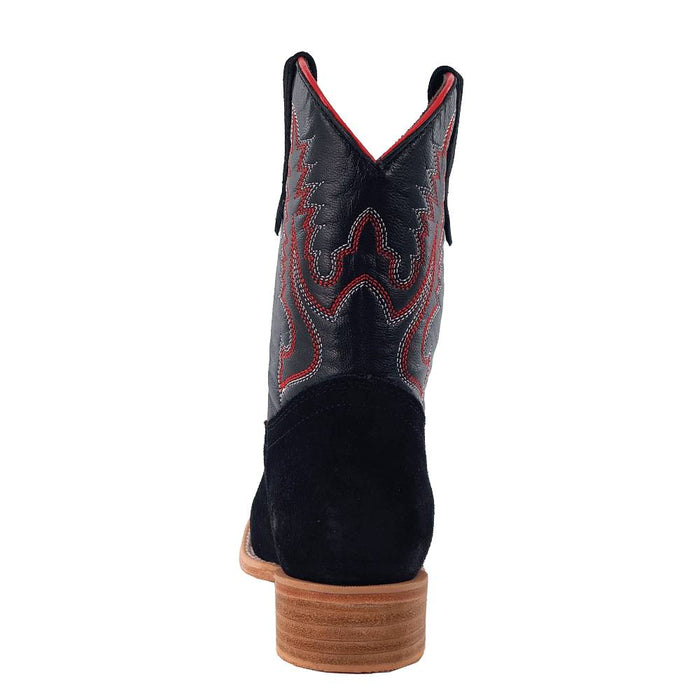 R. Watson Youth Black Roughout Square Toe Boot KIDS - Footwear - Boots R Watson