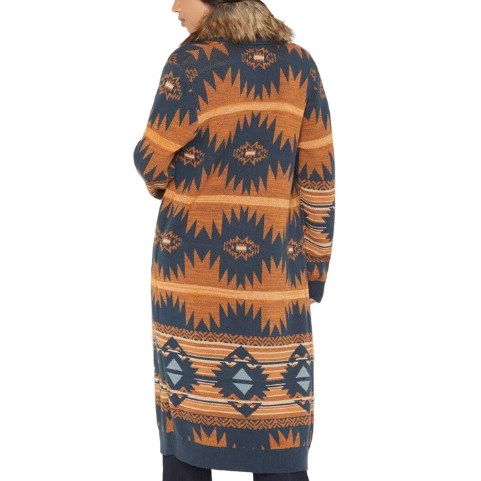 Panhandle Slim Women's Fur Aztec Print Sweater Cardigan WOMEN - Clothing - Sweaters & Cardigans Panhandle