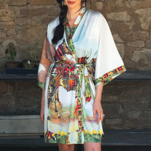 Fringe Scarves "Haute Horse" Kimono Robe WOMEN - Clothing - Tops Fringe Scarves   