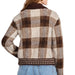 Flag & Anthem Women's Lydia Front Zip Plaid Cardigan WOMEN - Clothing - Sweaters & Cardigans Flag And Anthem