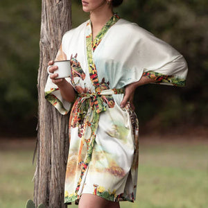 Fringe Scarves "Haute Horse" Kimono Robe WOMEN - Clothing - Tops Fringe Scarves   