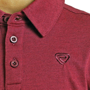 Rock & Roll Denim Boy's Micro Stripe Polo KIDS - Boys - Clothing - Shirts - Short Sleeve Shirts Panhandle   