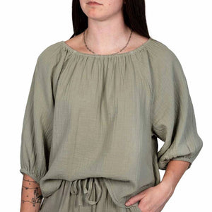 Dylan Puffy 3/4th Sleeve Blouse WOMEN - Clothing - Tops - Short Sleeved Dylan   