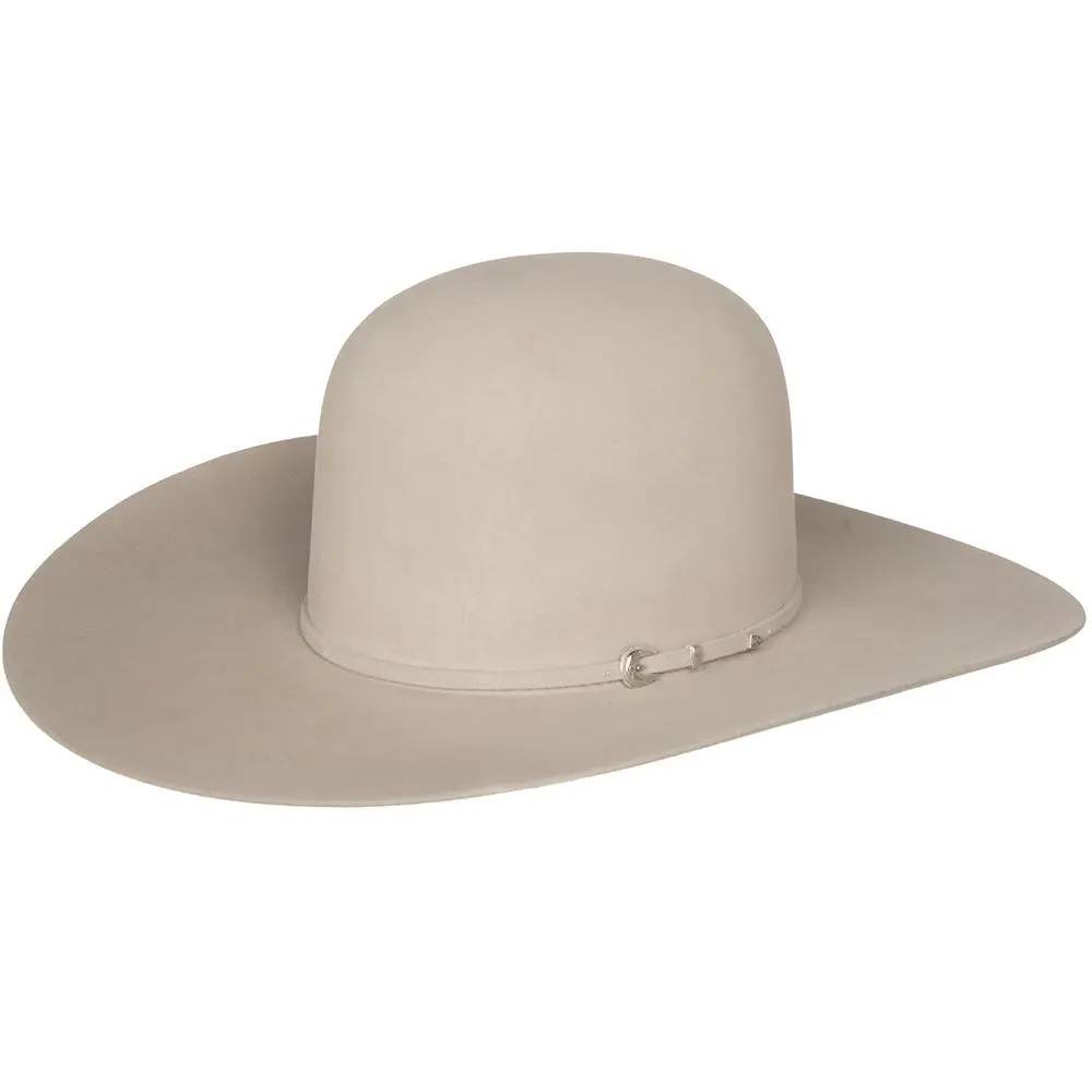 Rodeo King 7x Open Crown Felt Hat - Silverbelly HATS - FELT HATS RODEO KING