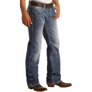 Rock & Roll Denim Men's Double Barrel Relaxed Fit Straight Leg Jean MEN - Clothing - Jeans Panhandle   