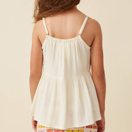 Hayden Girl's Crochet Babydoll Tank KIDS - Girls - Clothing - Tops - Sleeveless Tops Hayden Los Angeles   