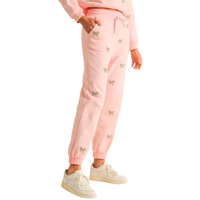 * Jeweled Bows Sweatpants - FINAL SALE WOMEN - Clothing - Pants & Leggings Endless Blu