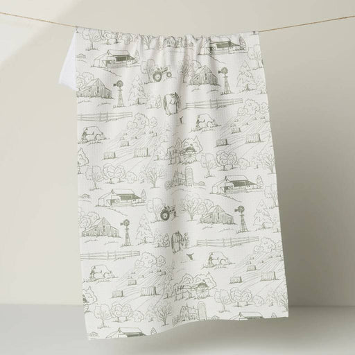 Geometry Farmyard Tea Towel HOME & GIFTS - Tabletop + Kitchen - Kitchen Decor Geometry