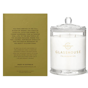 Glasshouse Kyoto In Bloom Candle - 26.8 oz HOME & GIFTS - Home Decor - Candles + Diffusers Glasshouse Fragrances   