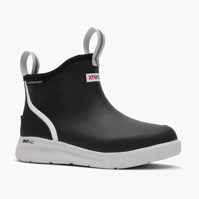 XTRATUF Kids Black Ankle Deck Sport Boot KIDS - Footwear - Boots XTRATUF