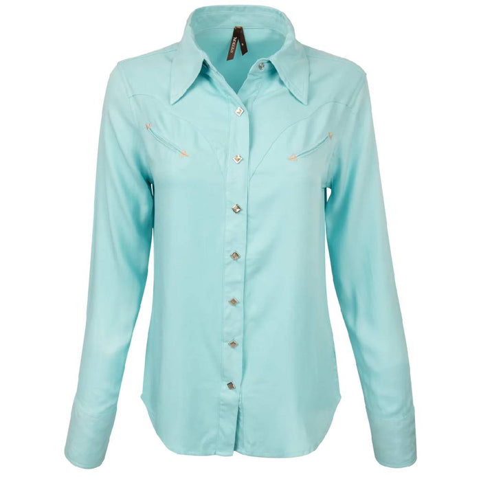 Stetson Women's Turquoise Snap Western Shirt
