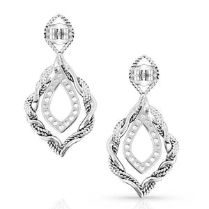 Montana Silversmiths Twisted in Time Crystal Earrings WOMEN - Accessories - Jewelry - Earrings Montana Silversmiths   