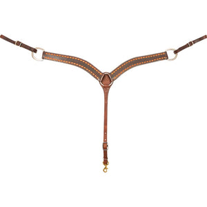 Martin Saddlery Dark Frame Diamond Breast Collar Tack - Breast Collars Martin Saddlery