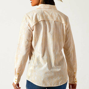 Ariat Women's VentTek Stretch Shirt - Ochre Paisley WOMEN - Clothing - Tops - Long Sleeved Ariat Clothing   