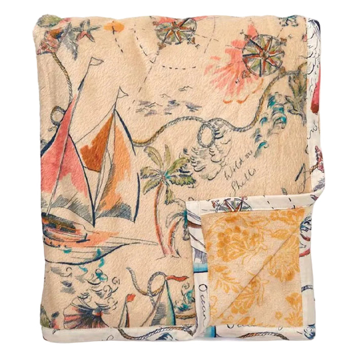 Johnny Was Marina Travel Blanket