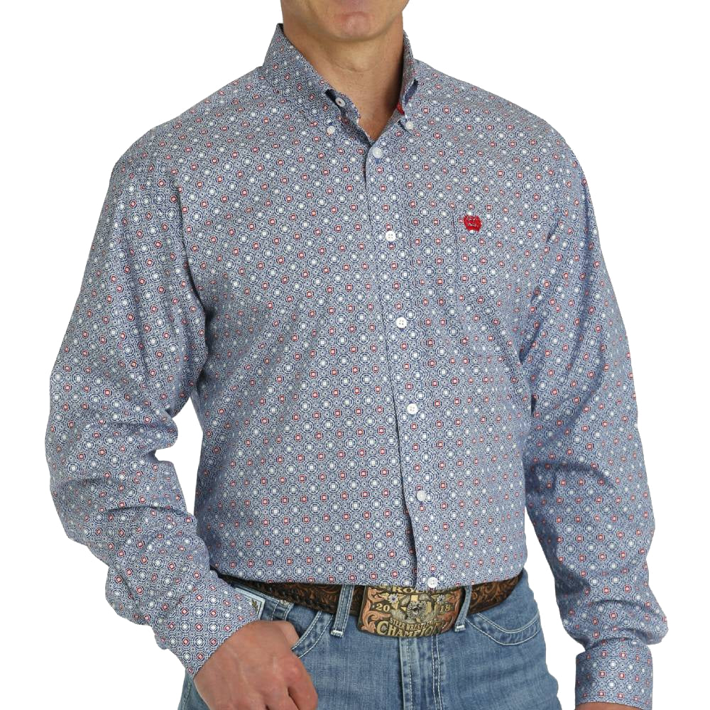 Cinch Men's Geo Print Shirt