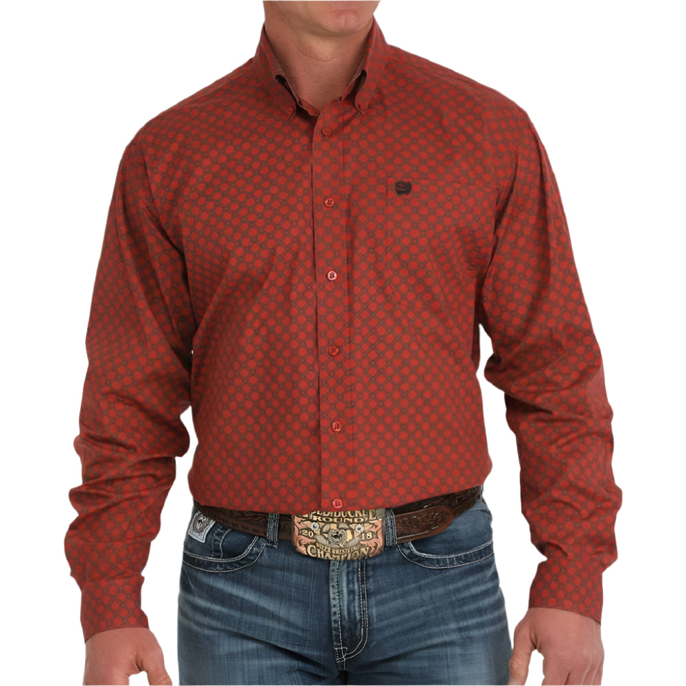 Cinch Men's Geo Print Button Shirt MEN - Clothing - Shirts - Long Sleeve Cinch