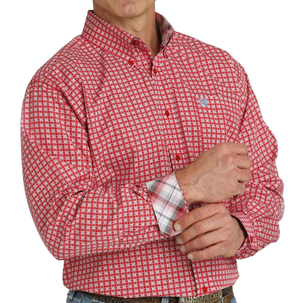 Cinch Men's Geo Square Shirt