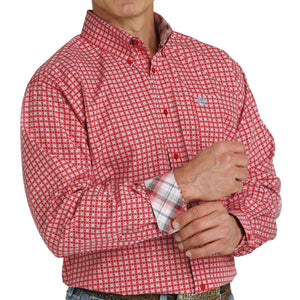 Cinch Men's Geo Square Shirt MEN - Clothing - Shirts - Long Sleeve Shirts Cinch   