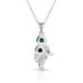 Montana Silversmiths Whispering Winds Feather Turquoise  Necklace WOMEN - Accessories - Jewelry - Necklaces Montana Silversmiths   