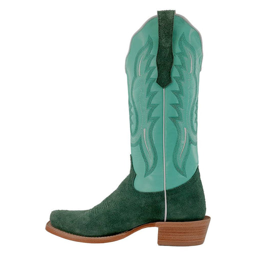 R. Watson Women's Teal Rough Out Boot WOMEN - Footwear - Boots - Western Boots R Watson   