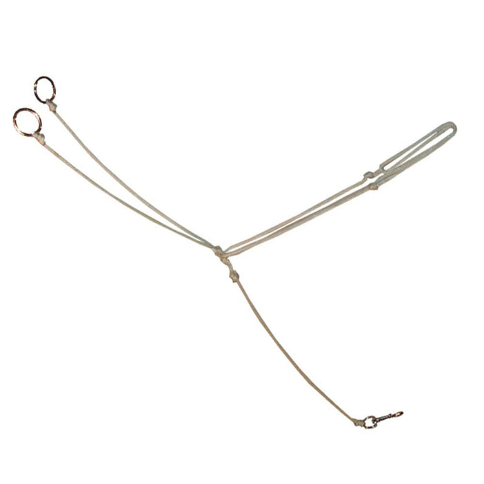 Professional's Choice White Cord Martingale Tack - Training Professional's Choice   