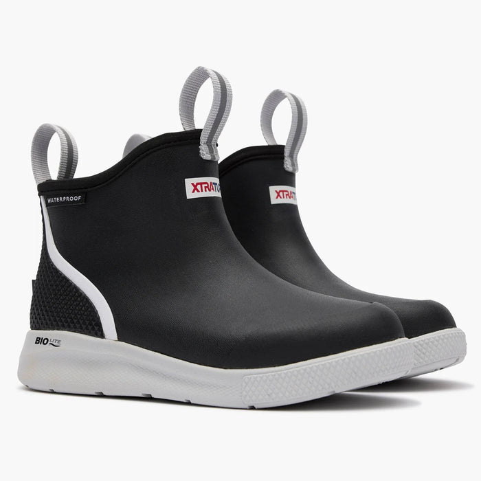 XTRATUF Kids Black Ankle Deck Sport Boot KIDS - Footwear - Boots XTRATUF
