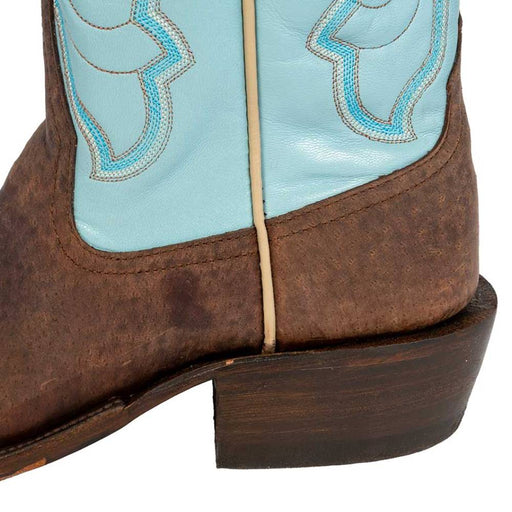 Rios of Mercedes Women's June Blue Kidskin Boot WOMEN - Footwear - Boots - Western Boots Rios of Mercedes Boot Co.   