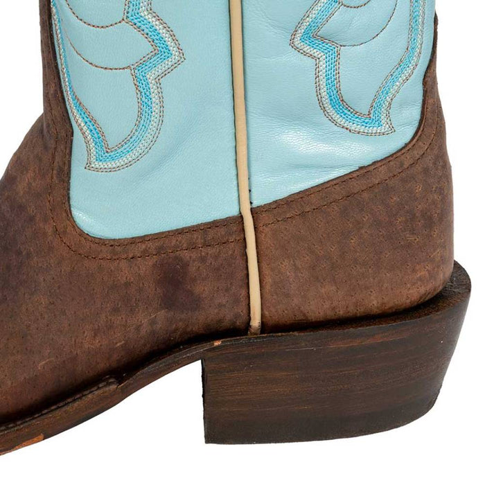 Rios of Mercedes Women's June Blue Kidskin Boot WOMEN - Footwear - Boots - Western Boots Rios of Mercedes Boot Co.   
