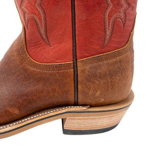 Anderson Bean Men's Red Fools Goat Boot - Teskey's Exclusive MEN - Footwear - Exotic Western Boots Anderson Bean Boot Co.   