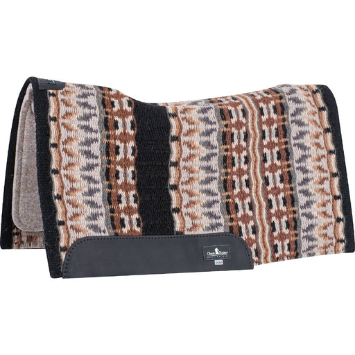 Classic Equine ESP Contour Saddle Pad - 34"x38" Tack - Saddle Pads Classic Equine 3/4" Black/Steel Grey