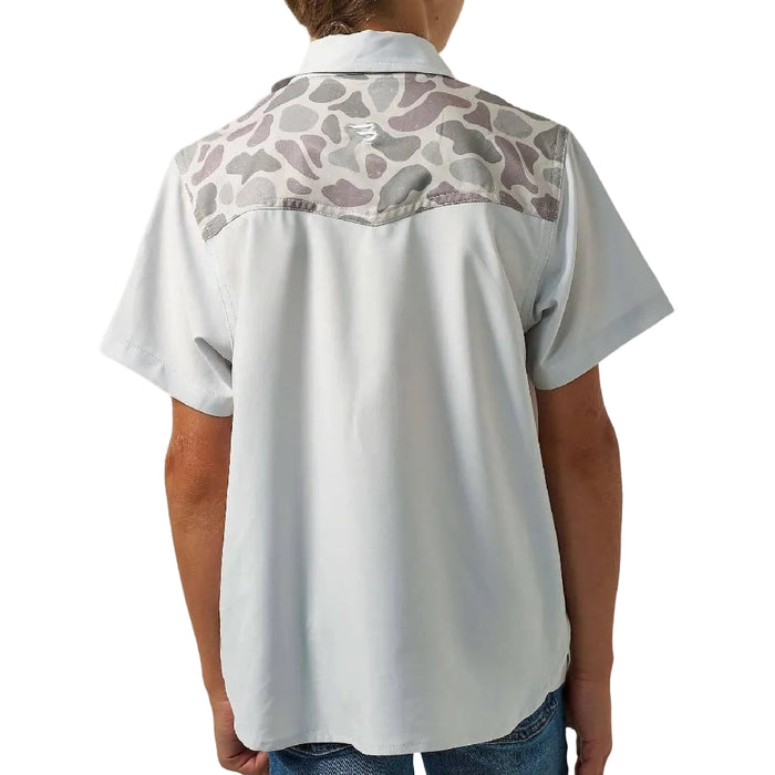Burlebo Boy's Performance Bird Season Western Shirt